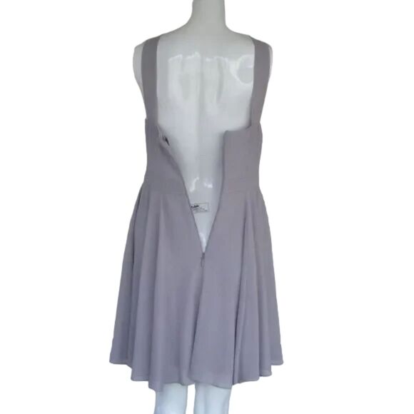 LULU'S Dress, M, Forevermore Gray, Wide straps - Picture 5 of 9